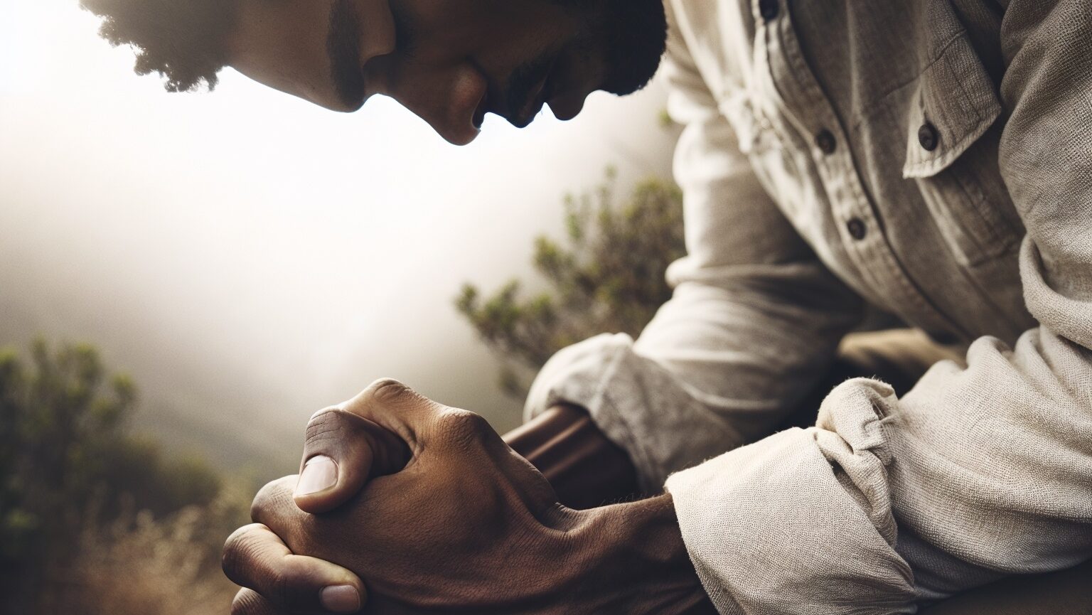 "Roll up your sleeves and take action, but don't forget to bend your knees"