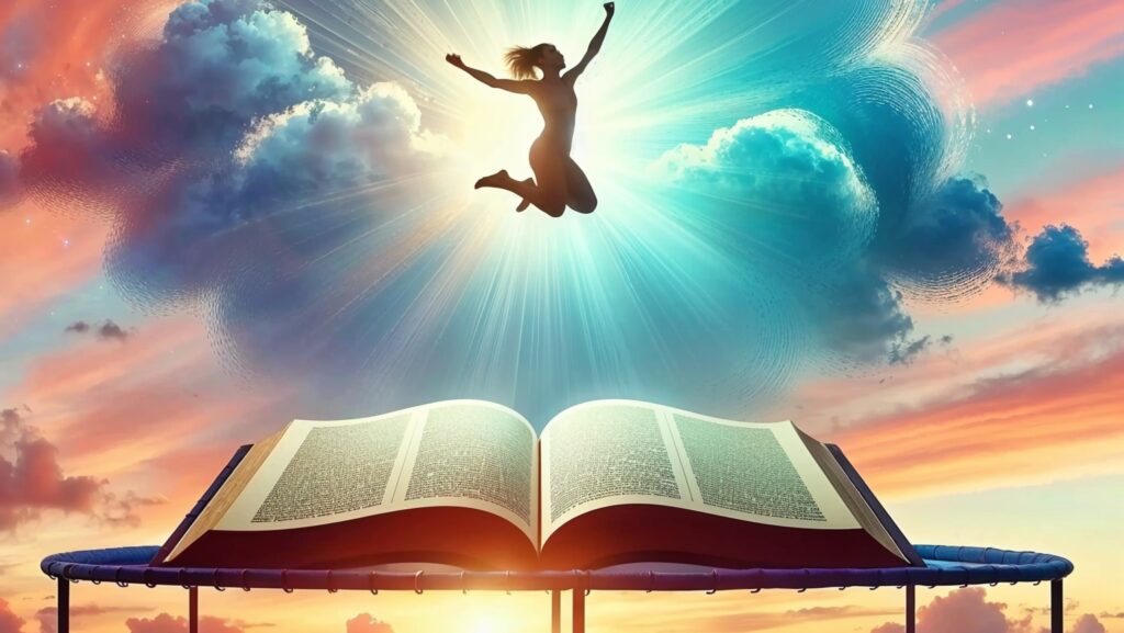 "When we have faith in God, problems become like trampolines that help us leap farther"