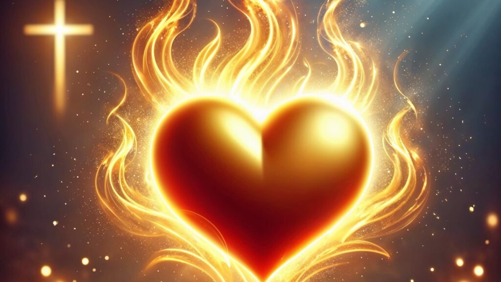 "A happy life is the result of a heart burning with love for Jesus"